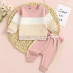 KidoFlex– Casual&Comfortabel– Sweatshirt met Joggingbroek Roze / 100 (2–3 jaar) | Educatief Speelgoed
