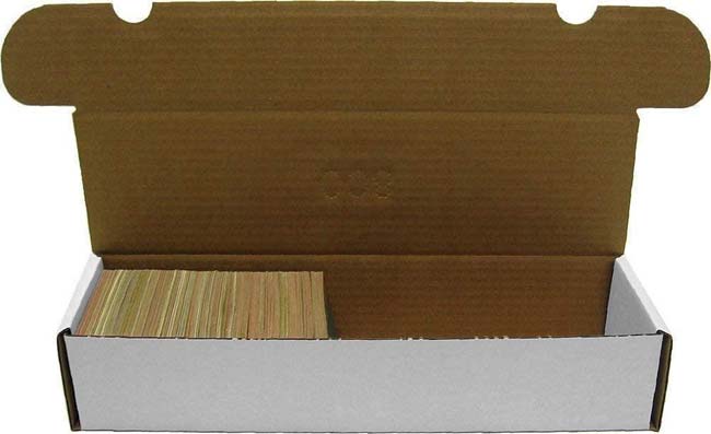 Cardbox / Fold-out Box for Storage of 1.000 Cards - Cardbox / Fold-out Box for Storage of 1.000 Cards - - Afbeelding 1