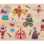 Houten inlegpuzzel Circus (9) -   Inlegpuzzel