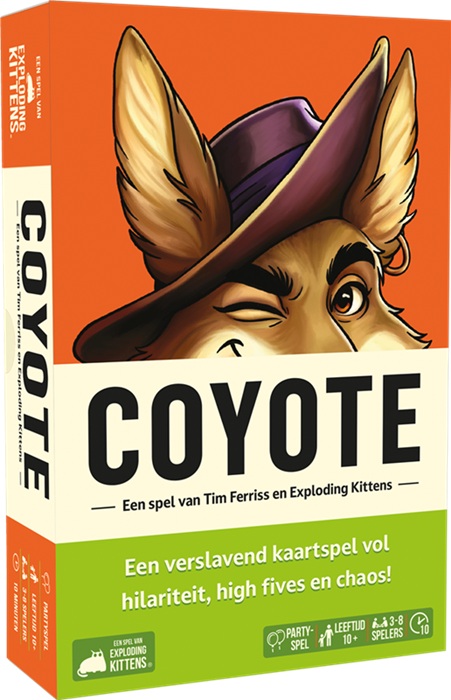Coyote (partyspel van Exploding Kittens) - Kaartspel|Partyspel Coyote (partyspel van Exploding Kittens) - Kaartspel|Partyspel - Afbeelding 1