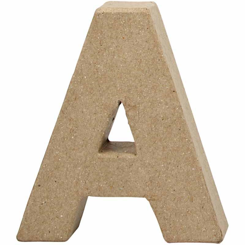 Letter A in papier-mâché - Letter A in papier-mâché - - Afbeelding 1