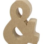 Symbool AND in papier-mâché -