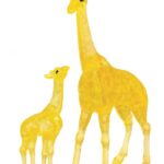 Crystal 3D Puzzle - giraffenpaar (38) -   3d Puzzel