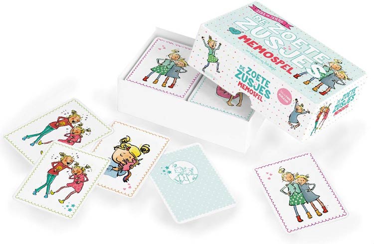 De Zoete Zusjes Memospel - Kaartspel|Taalspel|Educatief De Zoete Zusjes Memospel - Kaartspel|Taalspel|Educatief - Afbeelding 1