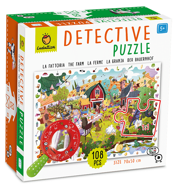 Detective Puzzle: De Boerderij (108) - Legpuzzel Detective Puzzle: De Boerderij (108) - Legpuzzel - Afbeelding 1