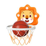 LionHoop– Motoriek&Plezier– Mini Basketbalset voor Kinderen Oranje | Educatief Speelgoed