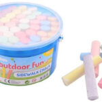 Stoepkrijt in emmer - 50 stuks -