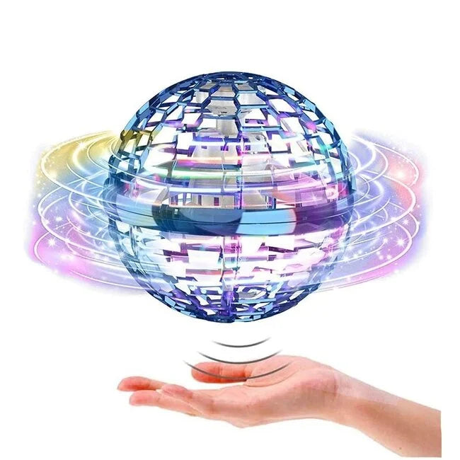 flynova-pro-vliegende-spinner-led-blauw Flynova - Magische&Avontuurlijk - Vliegende Boemerang Bal Blauw | Educatief Speelgoed - Afbeelding 1