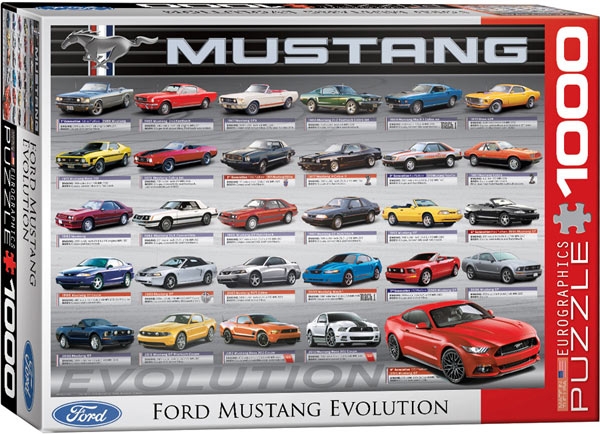 Ford Mustang Evolution (1000) - Eurographics Legpuzzel Ford Mustang Evolution (1000) - Eurographics Legpuzzel - Afbeelding 1