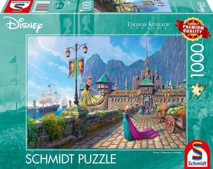 Frozen Frozen, Celebrating in Arendelle (1000) - Schmidt Legpuzzel - Afbeelding 1
