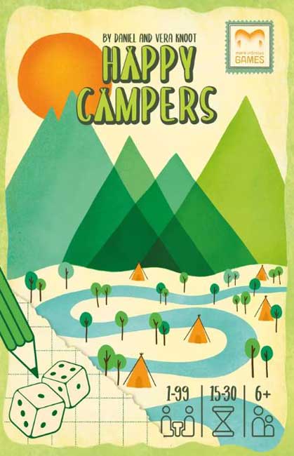 Happy Campers - Dobbelspel Happy Campers - Dobbelspel - Afbeelding 1