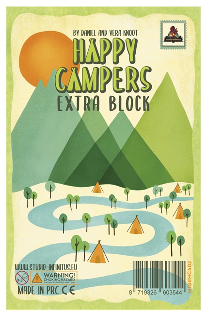 Happy Campers: extra block - Dobbelspel Happy Campers: extra block - Dobbelspel - Afbeelding 1