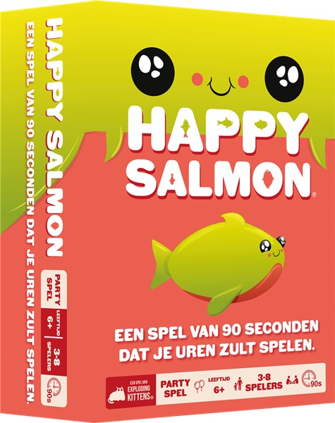 Happy Salmon (NL) - Partyspel Happy Salmon (NL) - Partyspel - Afbeelding 1