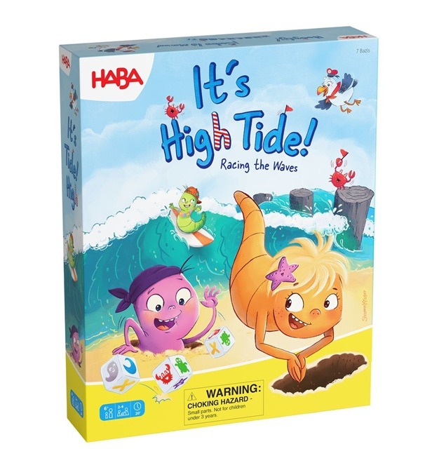 Hoogtij Hoogtij, heel snel de golven door! - HABA Bordspel|Dobbelspel - Afbeelding 1