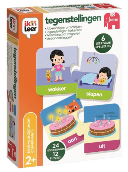 Ik Leer Tegenstellingen - Educatief Legpuzzel - grote stukken Ik Leer Tegenstellingen - Educatief Legpuzzel - grote stukken - Afbeelding 1