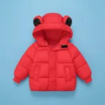 CozziBun– Warm&Schattig– Winterjas met Capuchon Rood / 110 (4 jaar) | Educatief Speelgoed