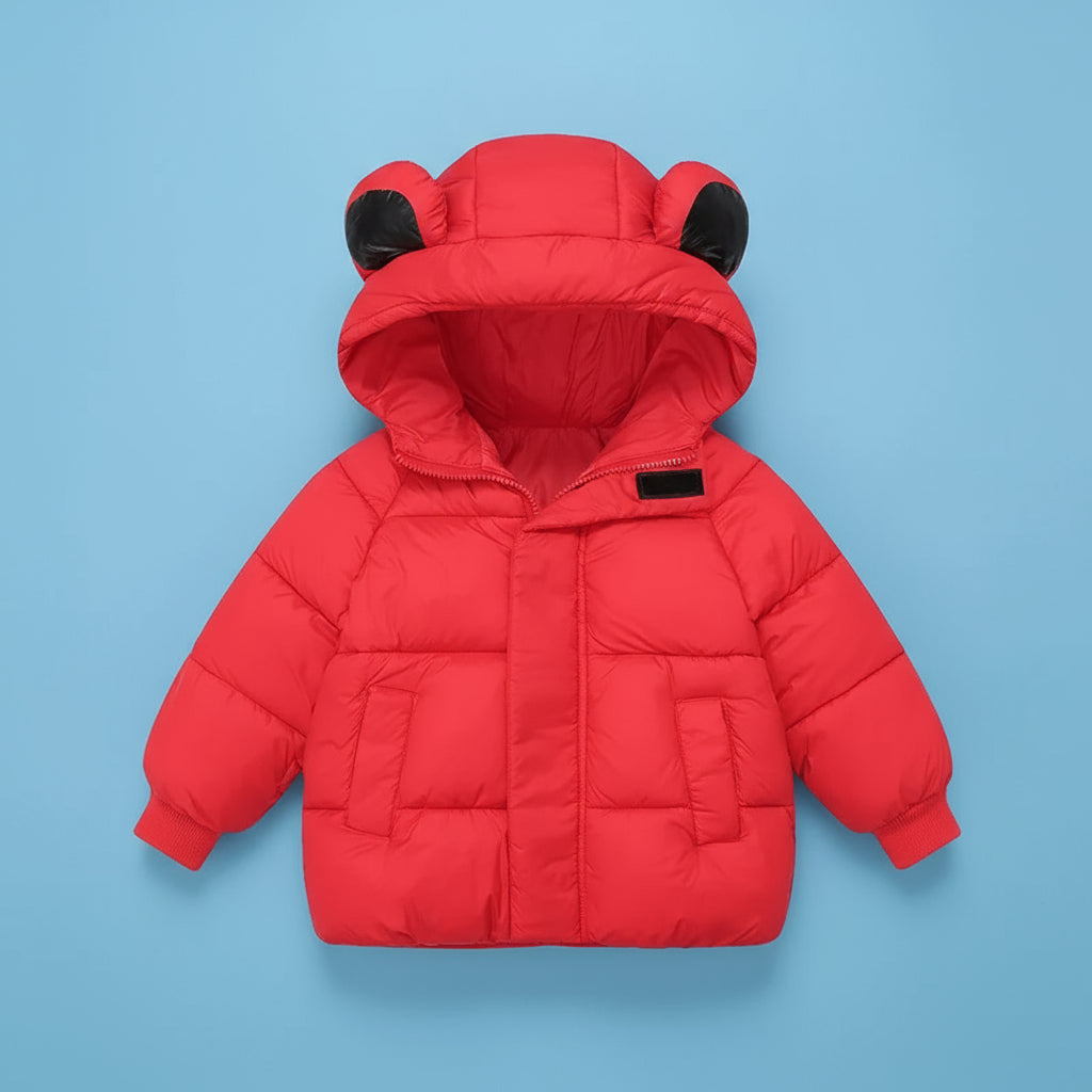 image_226_1760098694904-12454540-13916311-71689799_4 CozziBun– Warm&Schattig– Winterjas met Capuchon Rood / 110 (4 jaar) | Educatief Speelgoed - Afbeelding 1