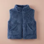 MiniWarm– Licht&Isolerend– Vest met Verdikte Fleecevoering Blauw / 120 (5–6 jaar) | Educatief Speelgoed