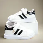 UrbanFlex– Stoer&Comfortabel– Witte Sneakers Zwart / 32 (6–6.5 jaar) | Educatief Speelgoed