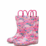 RainySteps– Gemakkelijk&Waterdicht– Regenlaarzen met Print&lus Eenhoorns / 36 (9-10 jaar) | Educatief Speelgoed