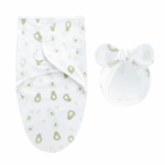 DreamNest– Rust&Comfort– Luxe Inbakerdoek met Mutsje Peer | Educatief Speelgoed