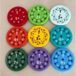 Whiz Spinner– Tellen&Tollen– Rekenen Fidget Optellen en Aftrekken (9 stuks) | Educatief Speelgoed