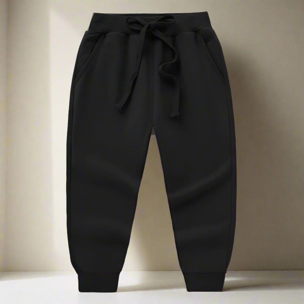 ActiveWear– Cool&Flexibel– Joggingbroek voor kinderen Zwart / 90 (12–24 maanden) | Educatief Speelgoed