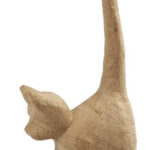 Kat papier-mâché -