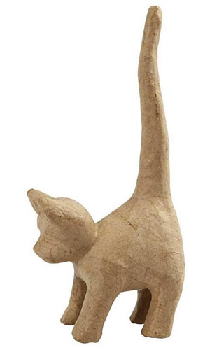 Kat papier-mâché - Kat papier-mâché - - Afbeelding 1