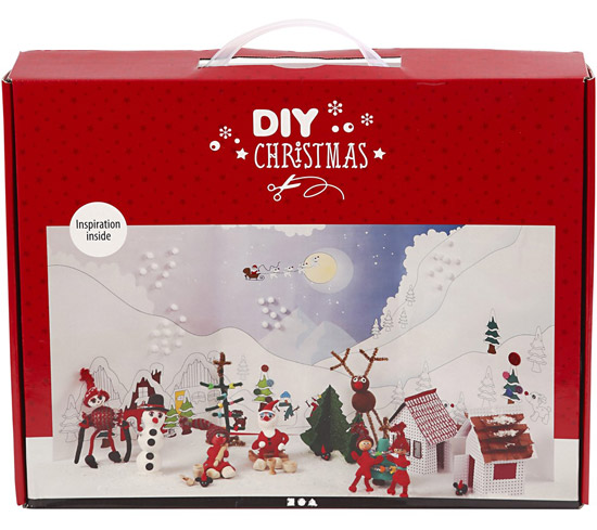 Knutselpakket Kerstlandschap - Knutselpakket Kerstlandschap - - Afbeelding 1