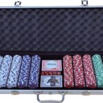 500 Poker Chip set in aluminium case -  Blufspel|Kaartspel