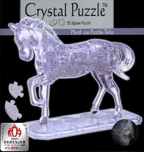 Crystal 3D Puzzle - Paard (100) - 3d Puzzel Crystal 3D Puzzle - Paard (100) - 3d Puzzel - Afbeelding 1
