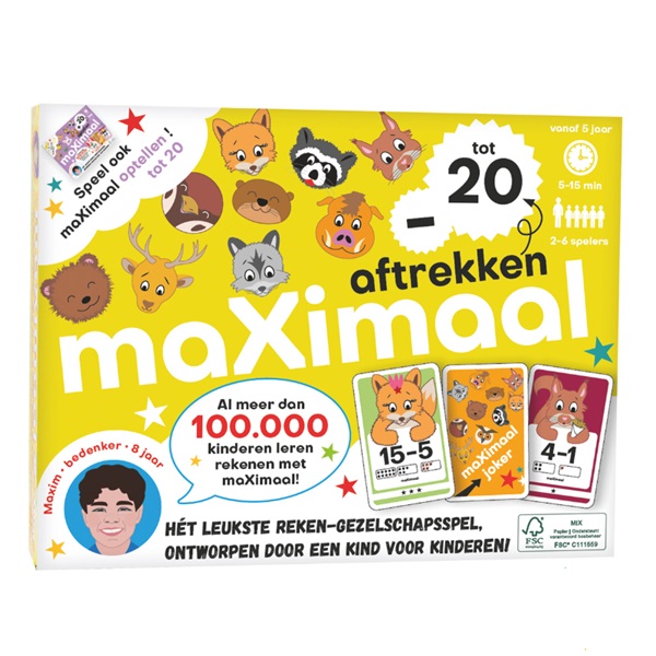 MaXimaal Aftrekken tot 20 (NL) - Kaartspel|Educatief MaXimaal Aftrekken tot 20 (NL) - Kaartspel|Educatief - Afbeelding 1