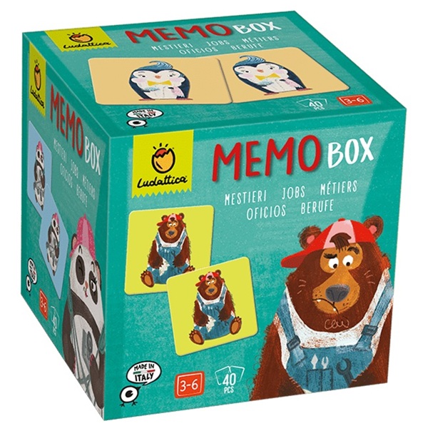 Memo Box – Beroepen - Kaartspel Memo Box – Beroepen - Kaartspel - Afbeelding 1