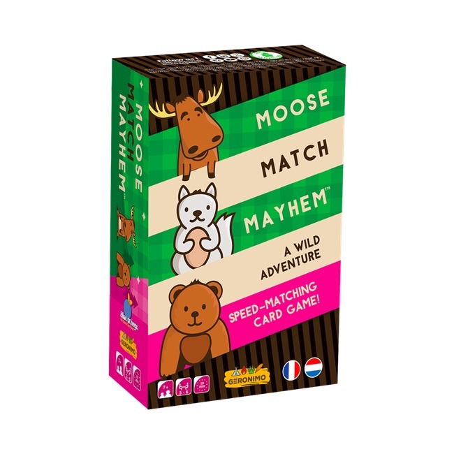 Moose Match Mayhem - Geronimo Games Kaartspel|Reactiespel Moose Match Mayhem - Geronimo Games Kaartspel|Reactiespel - Afbeelding 1
