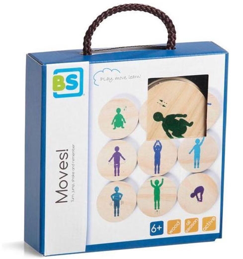 Moves (bewegingsspel) - BS Spel Groot Formaat|Houten spel Moves (bewegingsspel) - BS Spel Groot Formaat|Houten spel - Afbeelding 1