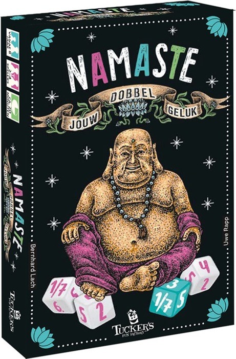 Namaste - Tucker's Fun Factory Dobbelspel Namaste - Tucker's Fun Factory Dobbelspel - Afbeelding 1