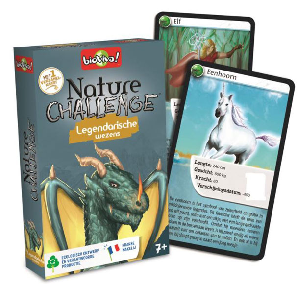 Nature Challenge - Legendarische Wezens - Bioviva Kaartspel|Educatief Nature Challenge - Legendarische Wezens - Bioviva Kaartspel|Educatief - Afbeelding 1