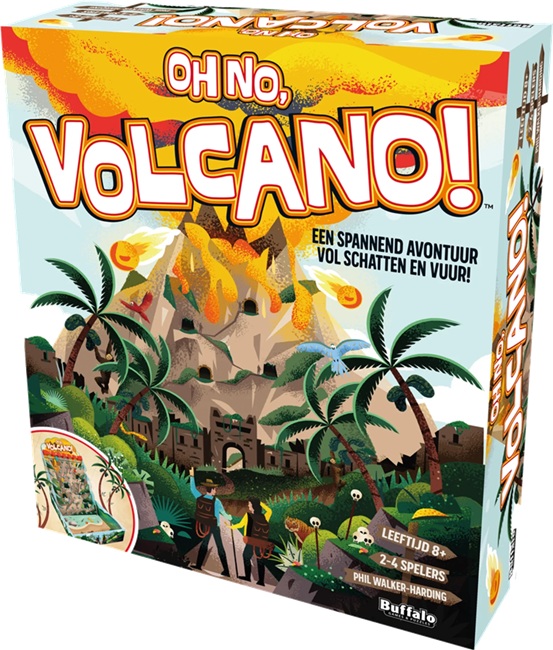 Oh No Oh No, Volcano! - Bordspel - Afbeelding 1