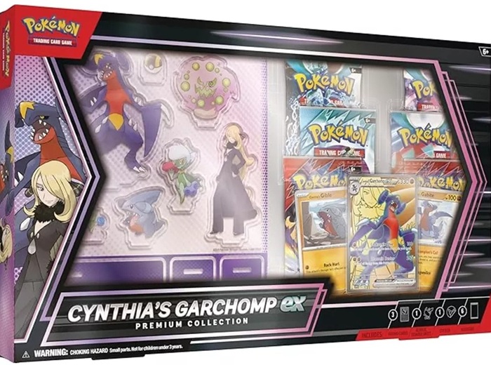 Pokémon – Cynthia’s Garchomp Ex Premium Collection Box - Collectible Card Games Pokémon – Cynthia’s Garchomp Ex Premium Collection Box - Collectible Card Games - Afbeelding 1