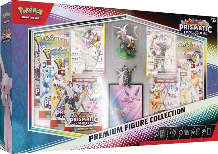 Pokémon - Prismatic Evolutions Premium Figure Collection Box - The Pokémon Company Collectible Card Games Pokémon - Prismatic Evolutions Premium Figure Collection Box - The Pokémon Company Collectible Card Games - Afbeelding 1