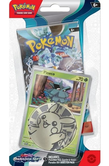 Pokémon Scarlet & Violet: Paradox Rift Booster Pack (Pineco) -  Collectible Card Games