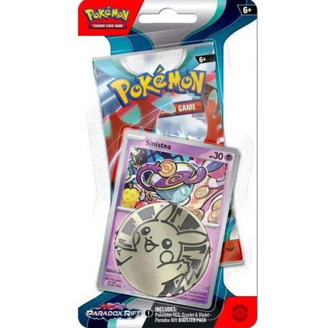 Pokémon Scarlet & Violet: Paradox Rift Booster Pack (Sinistea) - Collectible Card Games Pokémon Scarlet & Violet: Paradox Rift Booster Pack (Sinistea) - Collectible Card Games - Afbeelding 1