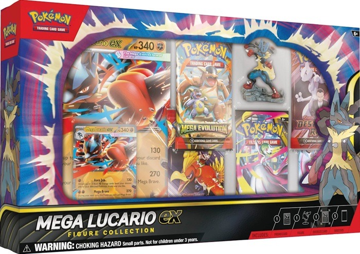 Pokémon –  Mega Lucaria ex Figure Collection - The Pokémon Company Collectible Card Games
