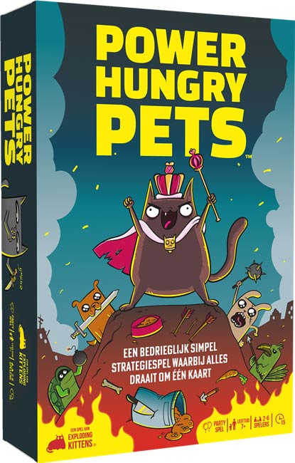 Power Hungry Pets (NL) - Kaartspel Power Hungry Pets (NL) - Kaartspel - Afbeelding 1