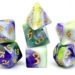 Role Playing Dice Siberian Iris (7 dobbelstenen) -