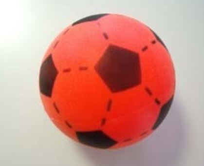 Voetbal Schuimrubber Rood - Voetbal Schuimrubber Rood - - Afbeelding 1