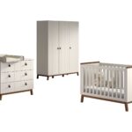 Babykamer Jaxx Sezane met 3-deurs kast