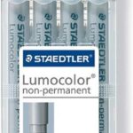 Uitwisbare stiften Lumocolor M - 1,0 mm (4 stuks) -