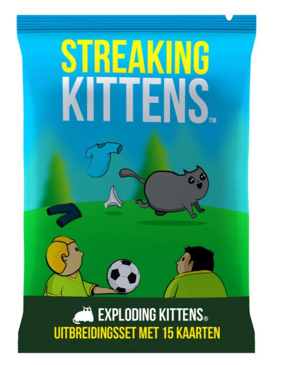 Exploding Kittens: Streaking Kittens (NL) - Kaartspel Exploding Kittens: Streaking Kittens (NL) - Kaartspel - Afbeelding 1
